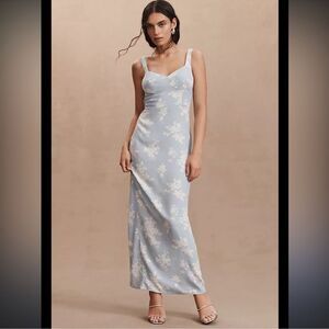 Reformation Reverie Viscose Blend Midi Dress Size 6